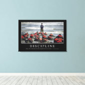 規律：感動的引用文 キャンバスプリント (インサイチュ (ウッドフロア))