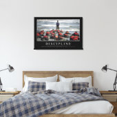 規律：感動的引用文 キャンバスプリント (インサイチュ (寝室))