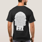 規律 Tシャツ (裏面)