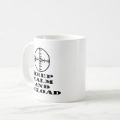 規模は平静およびリロードを保ちます コーヒーマグカップ (正面左)