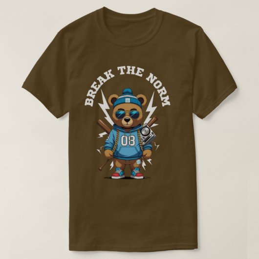 規範を破る Tシャツ (デザイン正面)