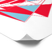 視カラフル点 ポスター (角)