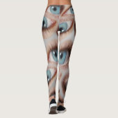 視サイケデリック覚：抽象芸術眼錯覚 レギンス (裏面)