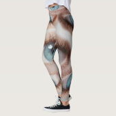 視サイケデリック覚：抽象芸術眼錯覚 レギンス (左)