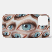 視サイケデリック覚:抽象芸術眼錯覚 Case-Mate iPhoneケース (裏面 (横))