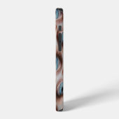 視サイケデリック覚:抽象芸術眼錯覚 iPhoneケース (左側面)