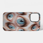 視サイケデリック覚:抽象芸術眼錯覚 iPhoneケース (裏面横)