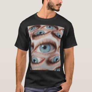 視サイケデリック覚:抽象芸術眼錯覚 Tシャツ