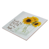 視力による信頼による2人のCorinthiansの5:7の歩行ない タイル (側面)