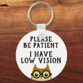 視力の低下 キーホルダー (正面)