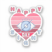 視力の日 シール (正面)
