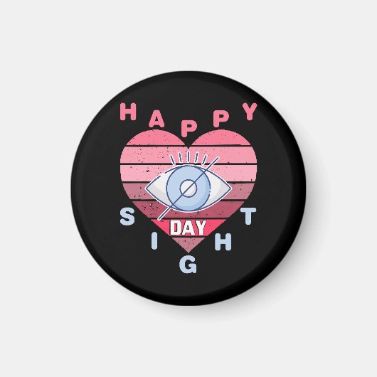視力の日 マグネット (正面)