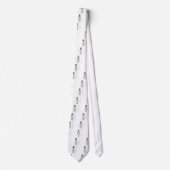 視力を推定するヘルマンSnellenの視力検査表 ネクタイ (正面)