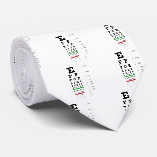 視力を推定するヘルマンSnellenの視力検査表 ネクタイ (ロール)