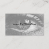 視力学的ビジョン気にアポイントメントカード 名刺 (正面)
