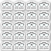 視力検査オプティシャンアポイントメントアラーム シール (正面)