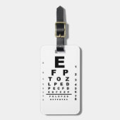 視力検査チャート試験 ラゲッジタグ (正面縦)