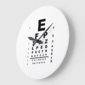 視力検査チャート試験 ラージ壁時計 (傾斜)