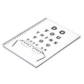 視力検査チャート ノートブック (左側)