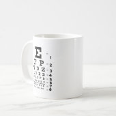 視力検査表 コーヒーマグカップ (正面左)