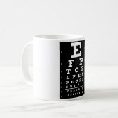 視力検査表 コーヒーマグカップ (正面左)