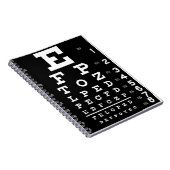 視力検査表 ノートブック (右側)