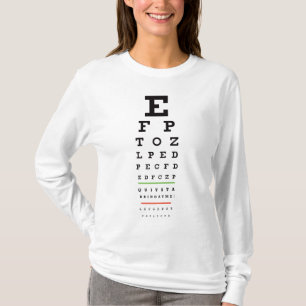 視力検査表- Tシャツを私で主演することをやめて下さい Tシャツ