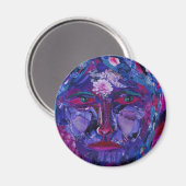 視力 – マゼンタとバイオレットのインナービジョン マグネット (正面/裏面)