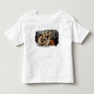 視力、c.1744-47 (キャンバスの油)の感覚 トドラーTシャツ