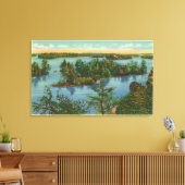 視外経路の空中表示 キャンバスプリント (インサイチュ (リビング))