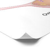 視床下部下垂体卵巣軸，ラベル ポスター (角)