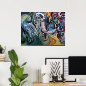 視点の変化 ポスター (ホームオフィス)