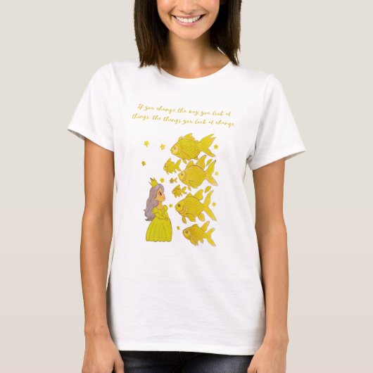 視点を変えると、薄っぺらな Tシャツ (正面)