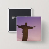 視点コルコバド·キリスト像704年 缶バッジ (正面&裏面)