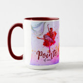 視点 | カスタムバレエダンサー名マグカップ マグカップ (左)