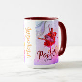 視点 | カスタムバレエダンサー名マグカップ マグカップ (正面右)