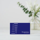 視点 – ホワイトオンザネヴィーブルー深い 名刺 (スタンド正面)