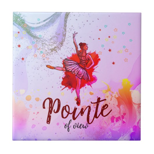 視点 | 女の子のためのバレエ タイル (正面)