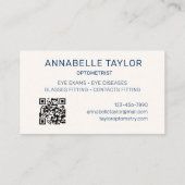 視眼視眼鏡視眼鏡視力計 名刺 (裏面)