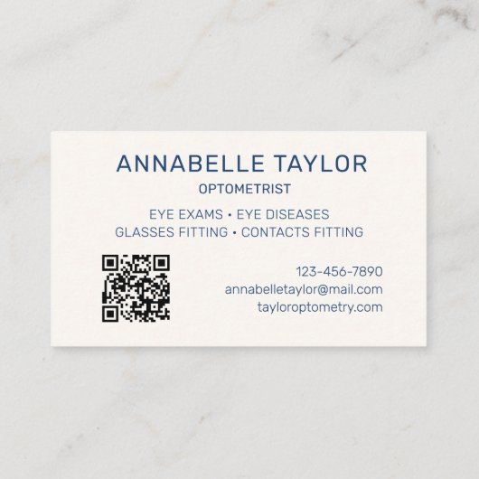 視眼視眼鏡視眼鏡視力計 名刺 (裏面)