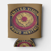 視統一された視誇りを持った伝統 缶クーラー (正面)