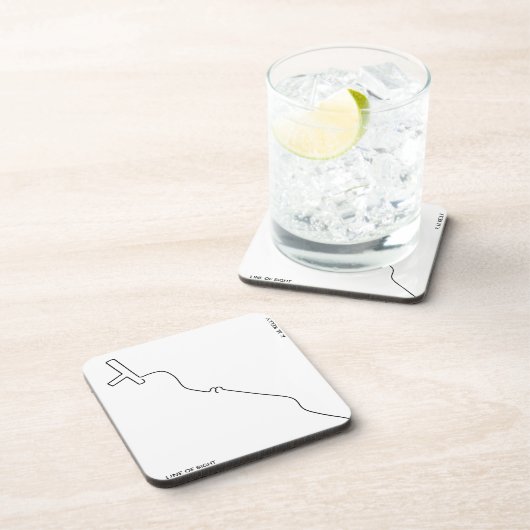 視線のライン コースター (右側)