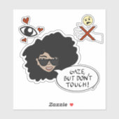 視線は、しかし、Touchシール（透明） シール (シート)