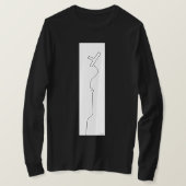 視線 –  Tシャツ (デザイン正面)