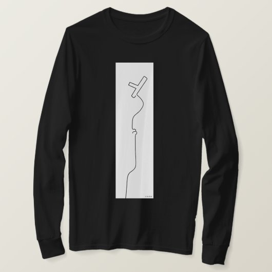 視線 –  Tシャツ (デザイン正面)