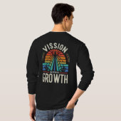 視覚のインスパイア成長 Tシャツ (裏面フル)