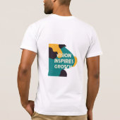 視覚のインスパイア成長 Tシャツ (裏面)