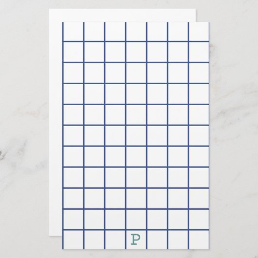 視覚の問題?大きい四角形のひな形を使用 便箋 (正面/裏面)