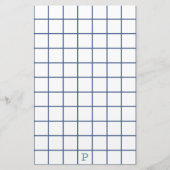 視覚の問題?大きい四角形のひな形を使用 便箋 (正面)