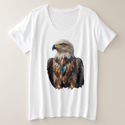 視覚の象徴 プラスサイズTシャツ (デザイン正面)